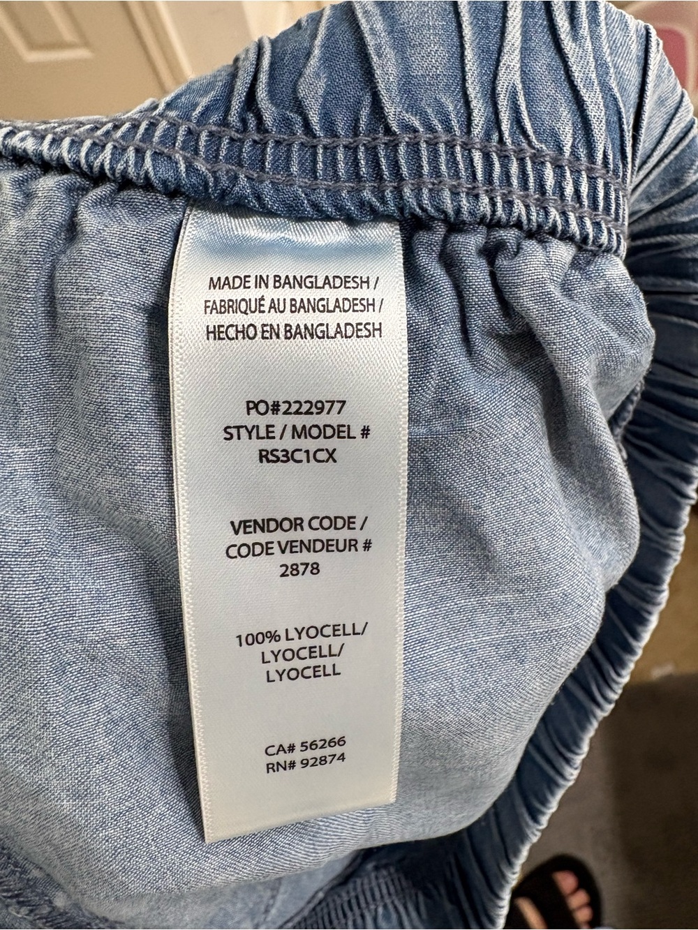 Splendid NWT Wide Leg High-Waist Denim Pants size medium - Picture 7 of 7